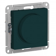 Светорегулятор (диммер) поворотно-нажимной, 630Вт SE AtlasDesign, изумруд