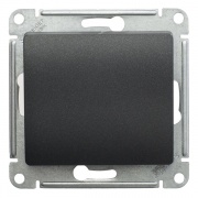 Кнопка 10А механизм SE Glossa, антрацит