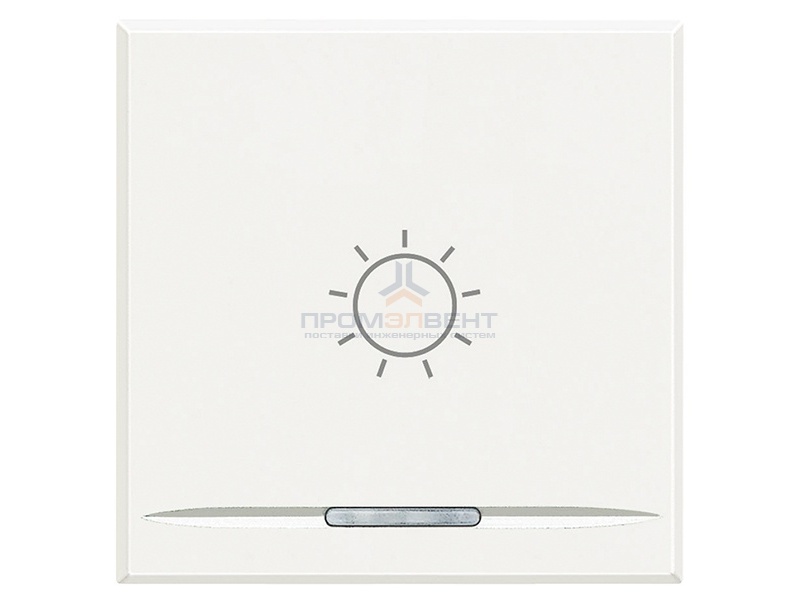 Axolute Клавиши с символами для системы автоматизации для 1 функции - 2 модуля, Лампочка, цвет белый