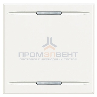 Axolute Клавиши без символа – 2 модуля, цвет белый