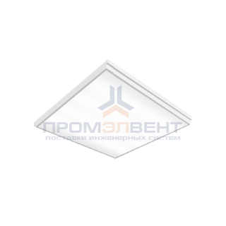 Светодиодный светильник "ВАРТОН" грильято накладной 585*585*65мм 27 ВТ 4000К