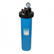 Фильтр магистральный 20"BB АКВАТЕК NW-BR20M - 1" (ВР/ВР, непрозрачная колба, с манометром)