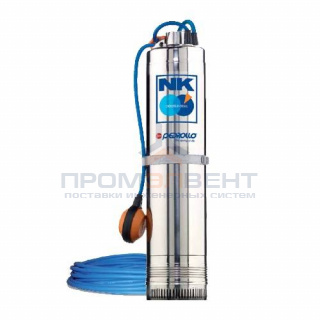 Насос колодезный Pedrollo NKm 2/6 GE-N (1,5 кВт, Qmax 80 л/мин, Hmax 93 м, 1x230В, с поплавком)