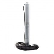 Насос скважинный Aquario ASP 1E-30-90 - 0,45 кВт (однофазный, Hmax 33 м, Qmax 47 л/мин, кабель 25 м)