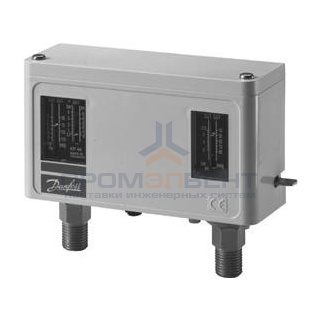 Реле высокого/низкого давления Danfoss  2–12/0,5–6 бар.