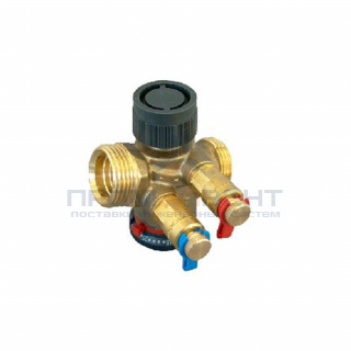 Вентиль балансировочно-регулирующий Oventrop Cocon QTZ - 3/8" (НР/НР, 90-450 л/ч, с ниппелями)