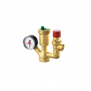 Группа безопасности котла FAR 2112 - 1" (ВР, манометр 4 бар, пред.клапан 3 бар, авт.воздухоотводчик)