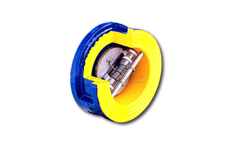 Клапан обратный дисковый Zetkama 407 A - Ду300 (ф/ф, PN10 Tmax 100°C, исполнение №56)