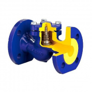 Клапан обратный подьемный Zetkama 287F - Ду150 (ф/ф, PN40, Tmax 300°C, исполнение №31)