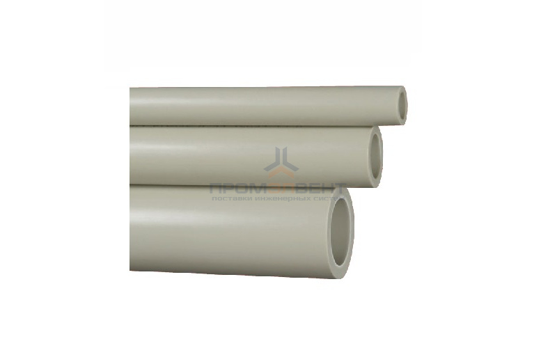 Труба полипропиленовая FV-Plast CLASSIC - 90×15,0 (PN20, штанга 4м, цвет серый)