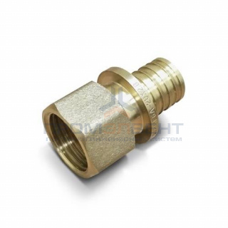 Переход на внутреннюю резьбу Varmega Slide-fit - 25 x 3/4" (латунь, для труб из сшитого полиэтилена)