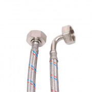 Подводка для стиральной машины гибкая Industrias Mateu (Гайка/Гайка) - 3/4" (длина 3000 мм)