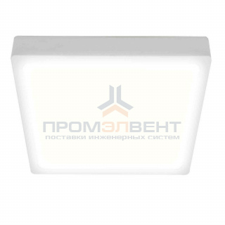 06-31 Светодиодная панель встраиваемая квадр. 220В, 20Вт, CRI:80Ra, 1600Лм, 170*155 мм,  алюминиевый корпус, встроенный изолированный драйвер, 2700К