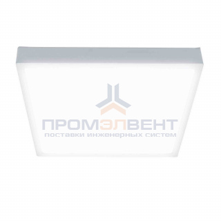 06-69 Светодиодная панель накладная квадр. 220В, 24Вт, CRI:80Ra, 1920Лм, 220*220 мм,  алюминиевый корпус, встроенный изолированный драйвер, 6500K