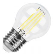 Лампа филаментная светодиодная шарик Feron LB-52 G45 7W 4000K 230V E27 filament белый свет