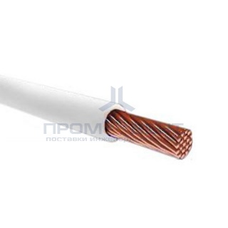 Провод установочный ПВ-3 (ПуГВ) 10,0 белый ГОСТ 31947