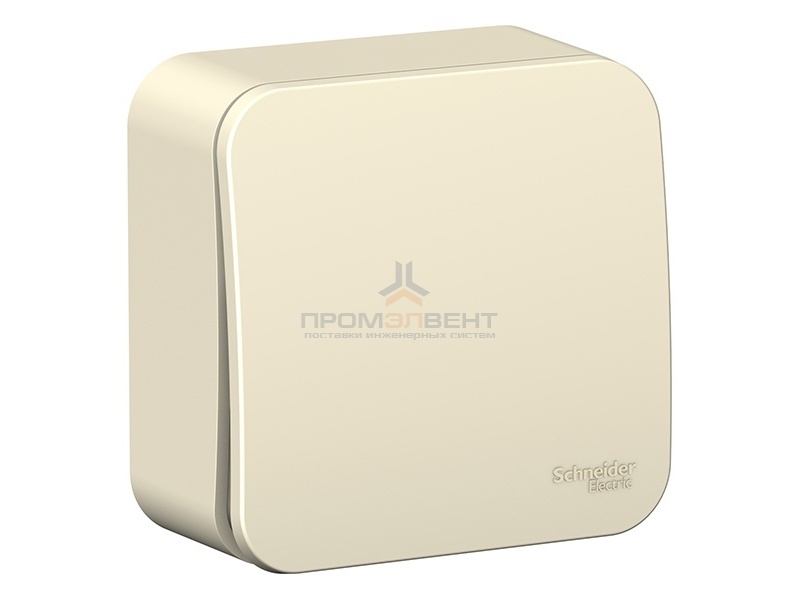 Выключатель 1-клавишный (cх.1) Blanca Schneider Electric 6А 250В молочный изол.пластина