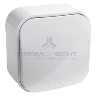 Переключатель Legrand Quteo белый [уп 20шт]