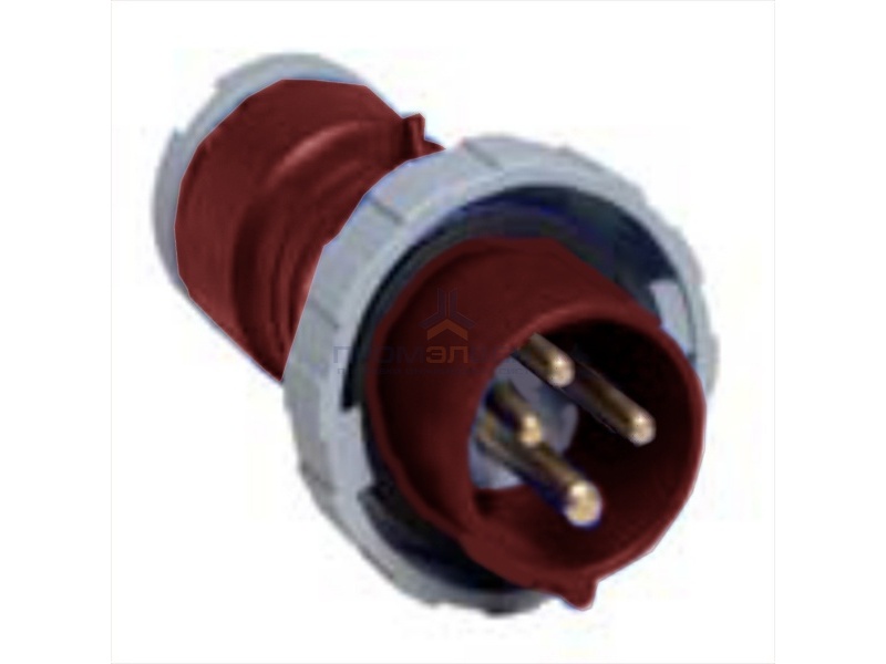 Вилка кабельная ABB 332 P6W IP67 32A 3P+E