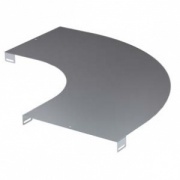 Крышка на угол горизонтальный 90?, осн.200, R300, цинк-ламельная