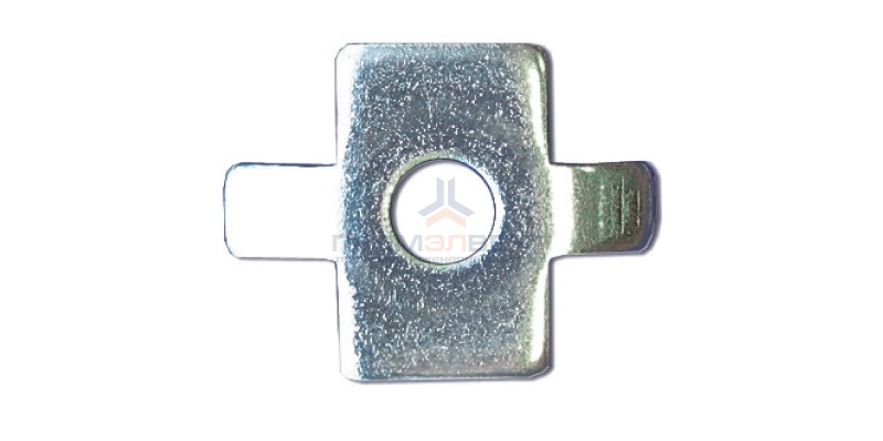 Шайба четырехлепестковая для соед. провол. лотка (в соединении с винтом M6x20)