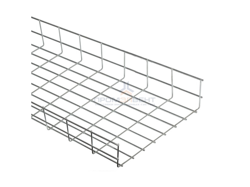 Лоток проволочный усиленный 100х400х3000 ИЭК толщина проволоки 5мм ГЦ
