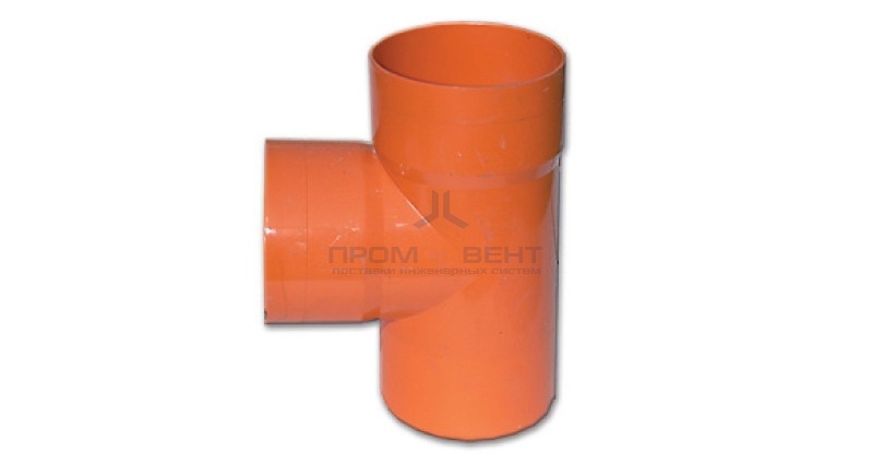 Тройник для двустенных труб,90°, полипропилен, д.125 мм DKC