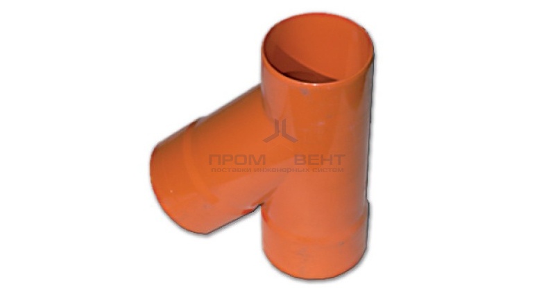 Тройник для двустенных труб,45°, полипропилен, д.63 мм DKC