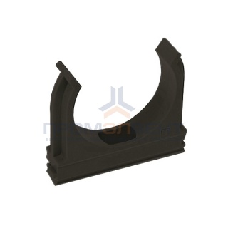 Крепеж-клипса для труб d20мм черная [уп. 100шт]