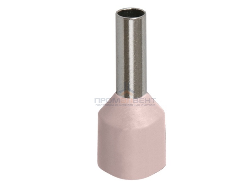 Наконечник кабельный НШвИ 10-12 с изолированным фланцем слоновая кость Е10-12 (100шт) ИЭК