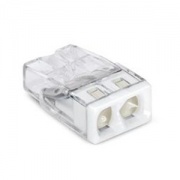 Клеммник WAGO 2 (одножильных) х 0,5-2,5 мм2 24A Cu/Al с пастой "Alu-Plus" [уп. 100шт]