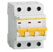 Автоматический выключатель ВА47-29 3Р 50А 4,5кА характеристика С ИЭК (автомат)