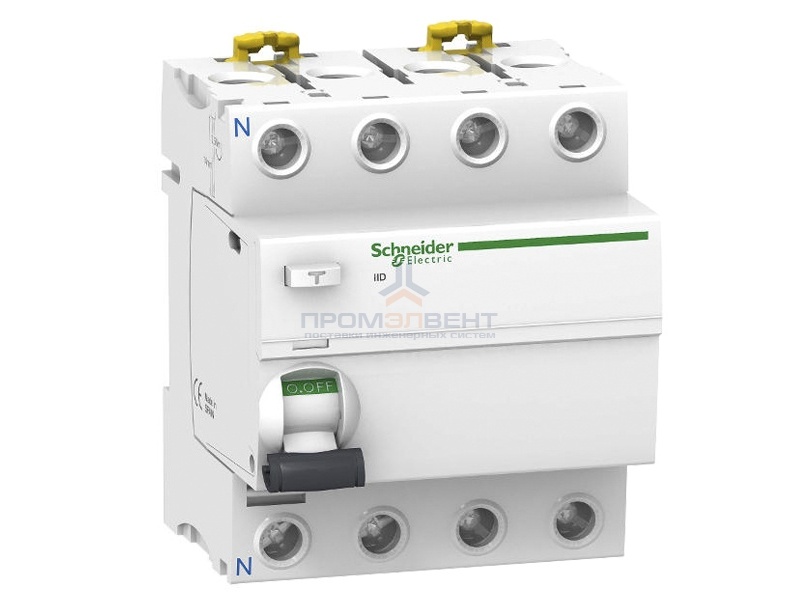 УЗО Acti 9 iID 4П 80A 30mA AC Schneider Electric