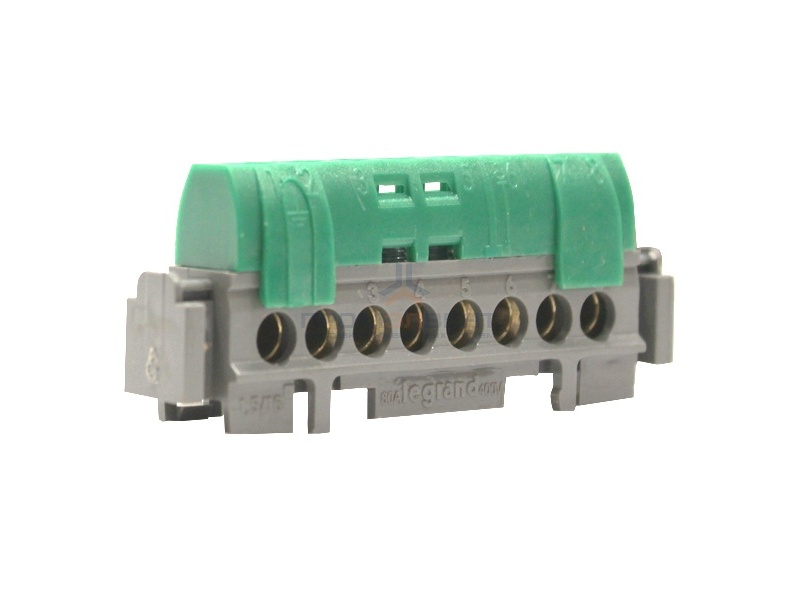 Клеммник Legrand зеленый 8х1.5-16мм2