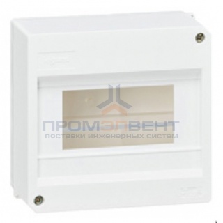 Бокс Legrand Mini S Эко накладной на 6 модулей без дверки с шиной