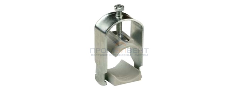 Кабельный зажим для С-профиля, диаметр кабеля 22-30 мм